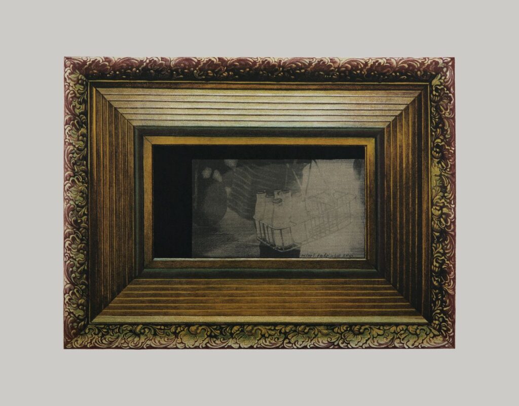REFLECTION 1  litho  50 x 70 cm.  2012
